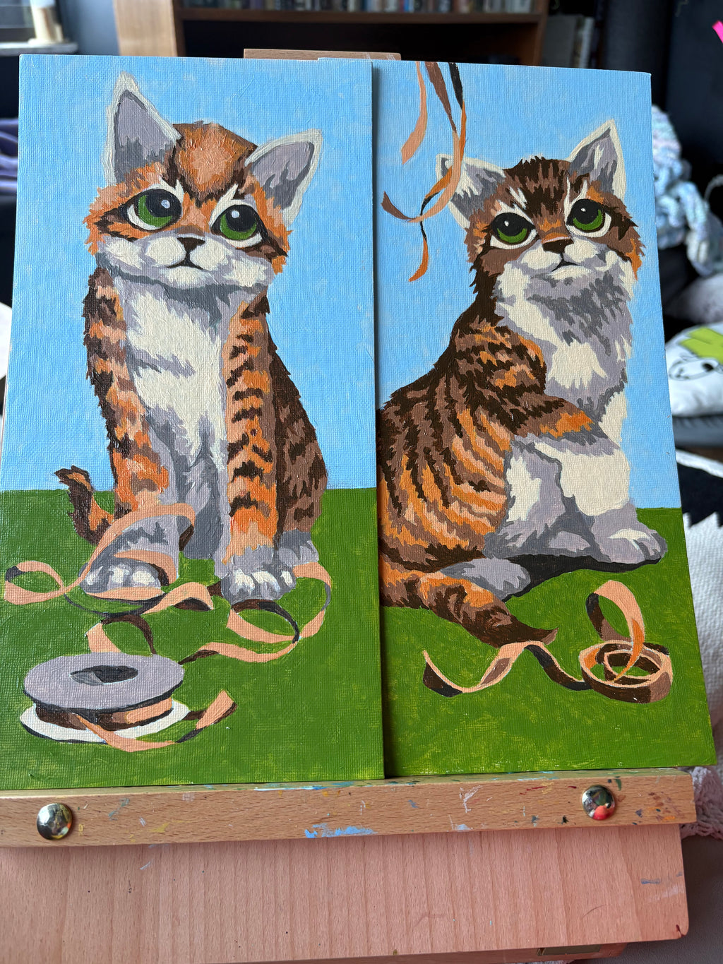 Vintage PBN Cats