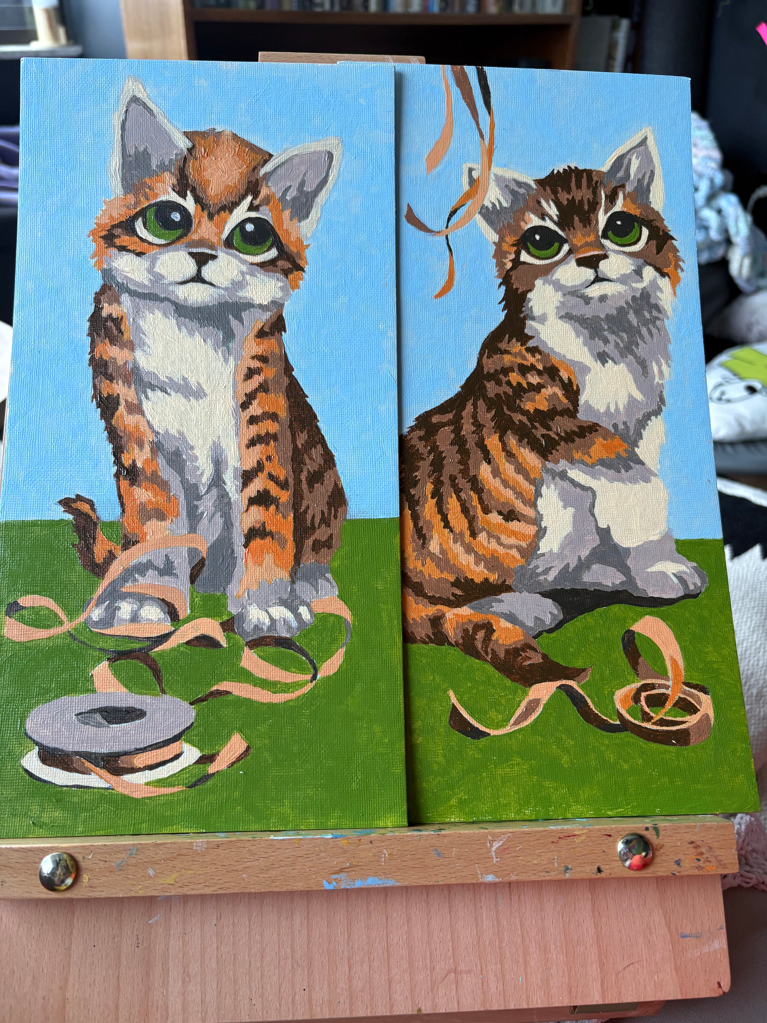 Vintage PBN Cats