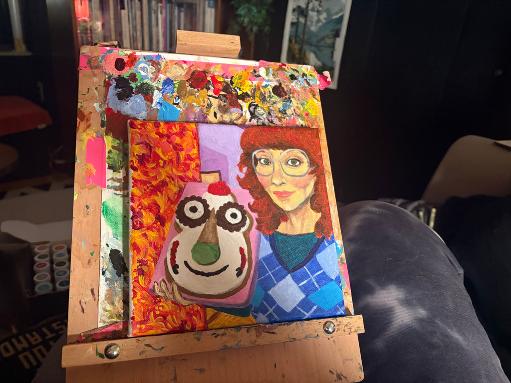 Self Portrait with Cookie Puss