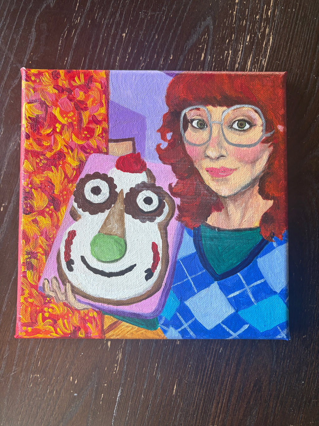 Self Portrait with Cookie Puss