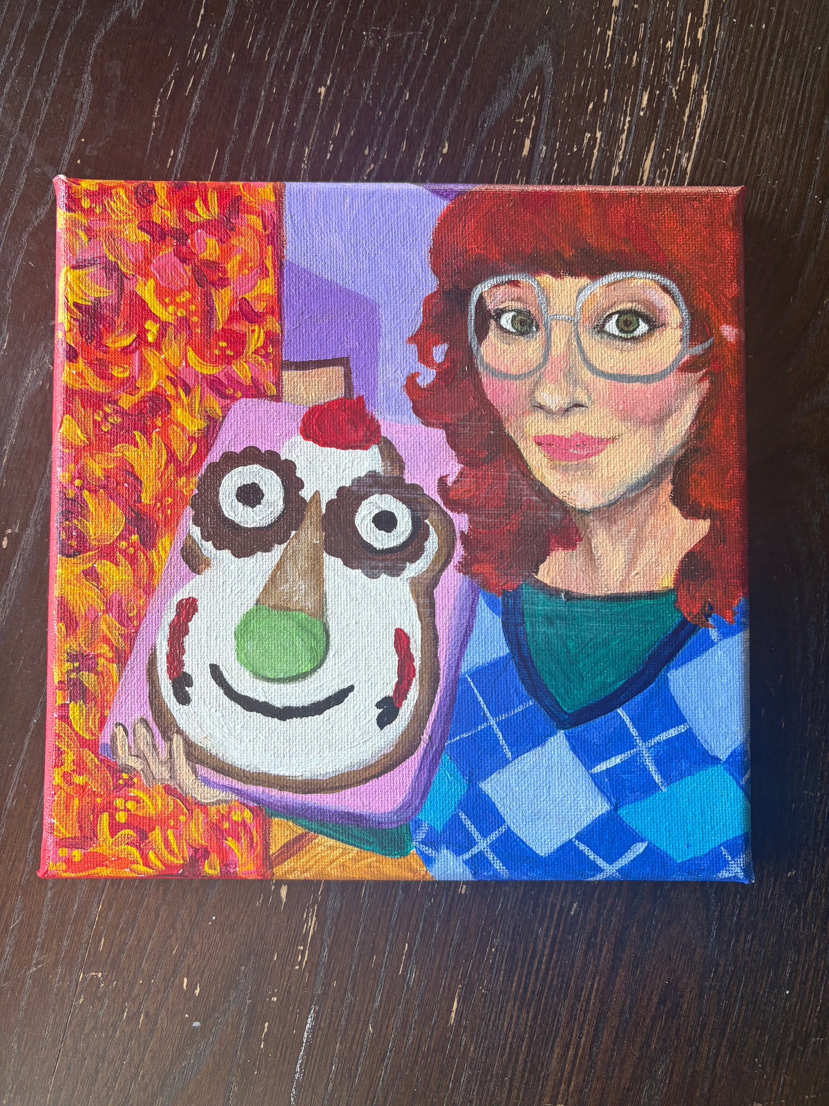 Self Portrait with Cookie Puss