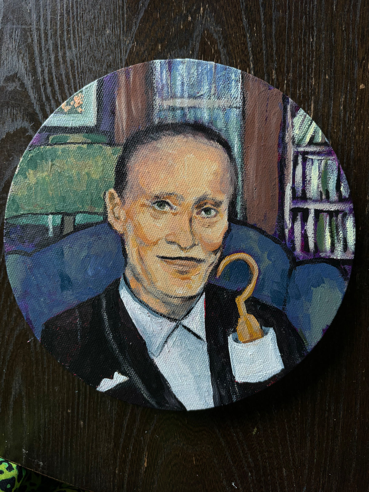 John Waters with a Hook for a Hand